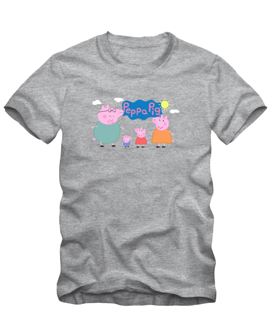 Marškinėliai Pepa Pig Pepos šeima Marškinėliai Pepa Pig Pepos šeima
